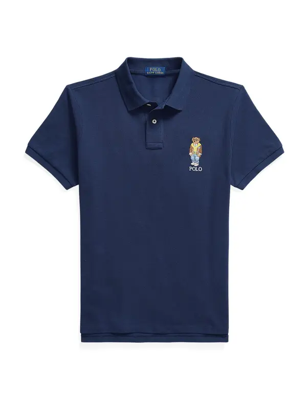 Polo Ralph Lauren Polo Ralph Lauren Majica  mornarsko plava / svijetloplava / cappuccino / žuta