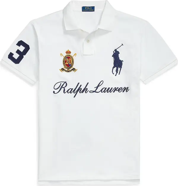 Polo Ralph Lauren Polo Ralph Lauren Majica  mornarsko plava / zlatno žuta / karmin crvena / bijela