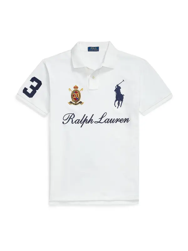 Polo Ralph Lauren Polo Ralph Lauren Majica  mornarsko plava / zlatno žuta / karmin crvena / bijela