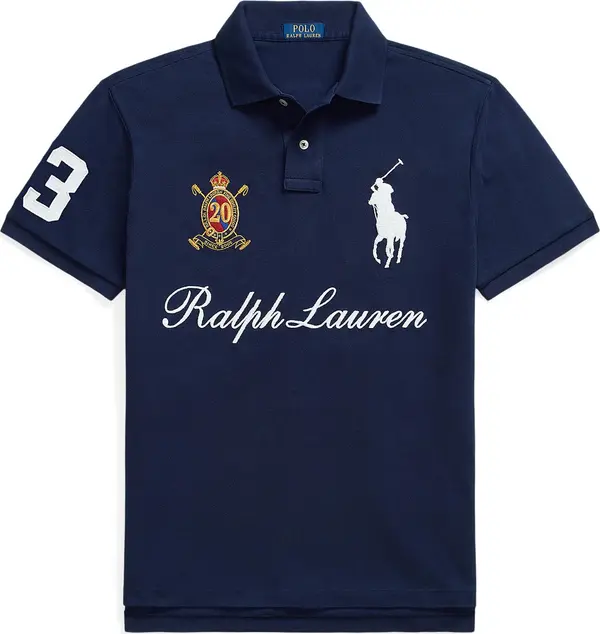 Polo Ralph Lauren Polo Ralph Lauren Majica  mornarsko plava / žuta / rubin crvena / bijela