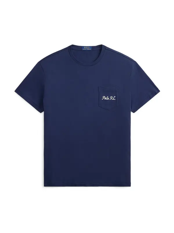Polo Ralph Lauren Polo Ralph Lauren Majica  morsko plava / smeđa / crvena / bijela