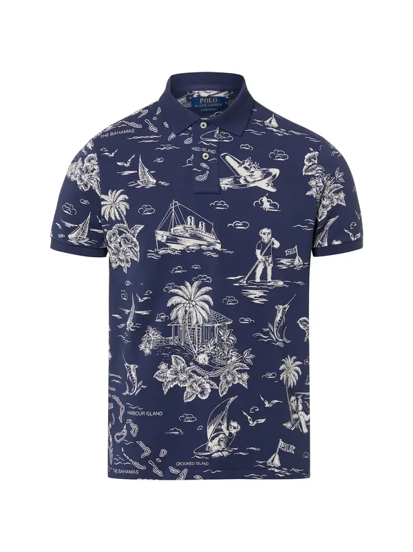 Polo Ralph Lauren Polo Ralph Lauren Majica  plava / bijela