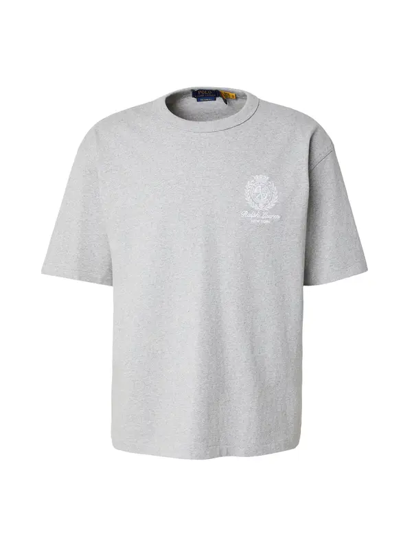 Polo Ralph Lauren Polo Ralph Lauren Majica  siva melange / bijela