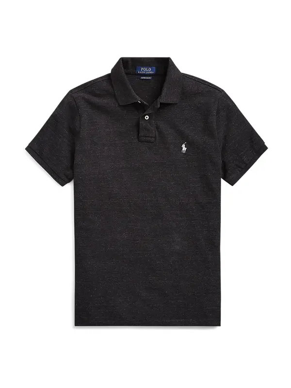 Polo Ralph Lauren Polo Ralph Lauren Majica  srebrno siva / crna melange
