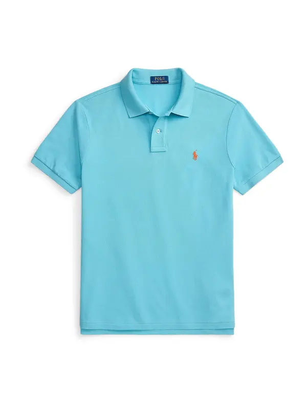 Polo Ralph Lauren Polo Ralph Lauren Majica  svijetloplava / narančasta