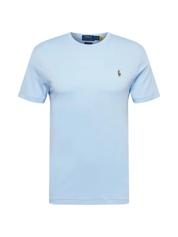 Polo Ralph Lauren Polo Ralph Lauren Majica  svijetloplava / smeđa