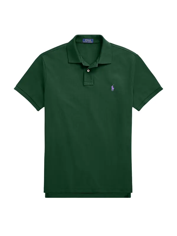 Polo Ralph Lauren Polo Ralph Lauren Majica  tamno zelena / ljubičasta