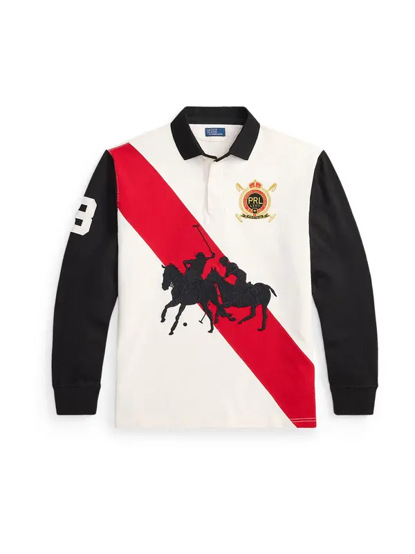 Polo Ralph Lauren Polo Ralph Lauren Majica 'VINTAGE'  zlatno žuta / crvena / crna / bijela