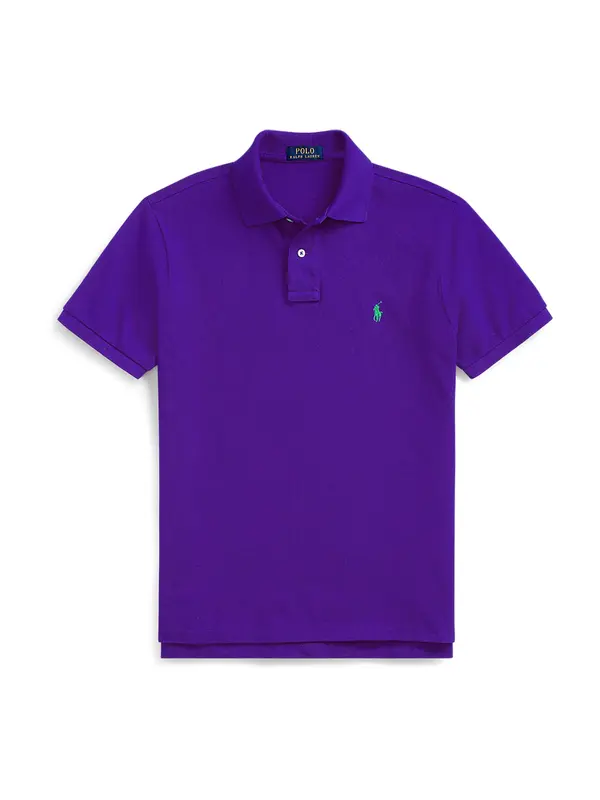 Polo Ralph Lauren Polo Ralph Lauren Majica  zelena / ljubičasto plava