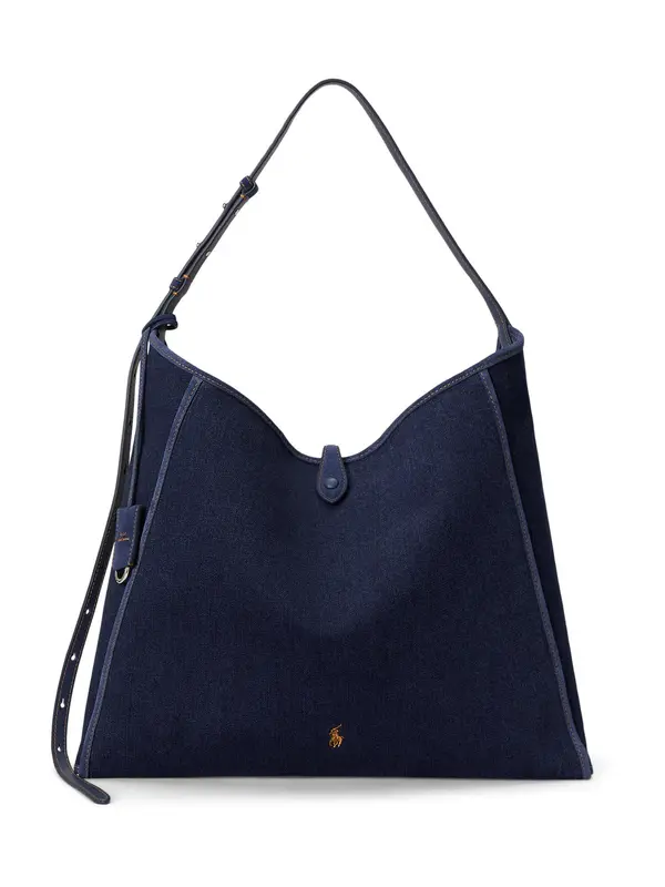 Polo Ralph Lauren Polo Ralph Lauren Messenger torba preko ramena  plavi traper