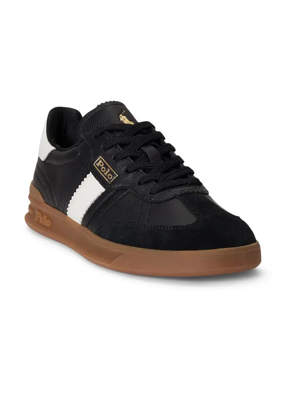 Polo Ralph Lauren Polo Ralph Lauren Niske tenisice 'AERA'  crna / bijela