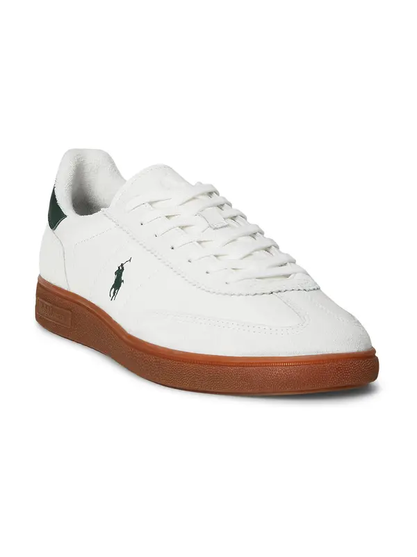 Polo Ralph Lauren Polo Ralph Lauren Niske tenisice 'BEDFORD'  tamno zelena / prljavo bijela