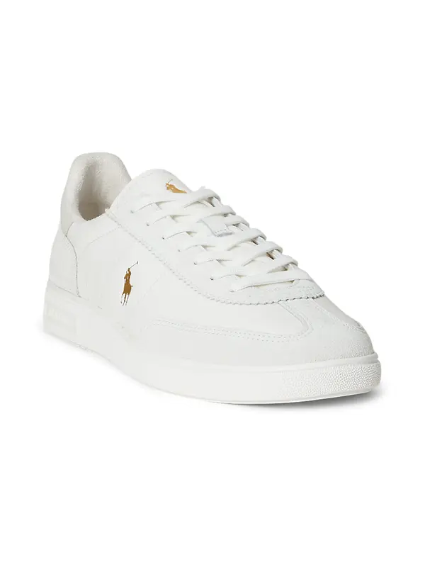 Polo Ralph Lauren Polo Ralph Lauren Niske tenisice 'BEDFORD'  zlatna / bijela