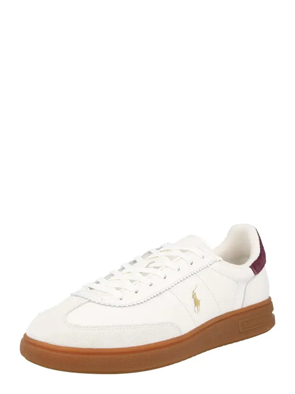 Polo Ralph Lauren Polo Ralph Lauren Niske tenisice 'BEDFORD'  zlatna / boja vina / bijela