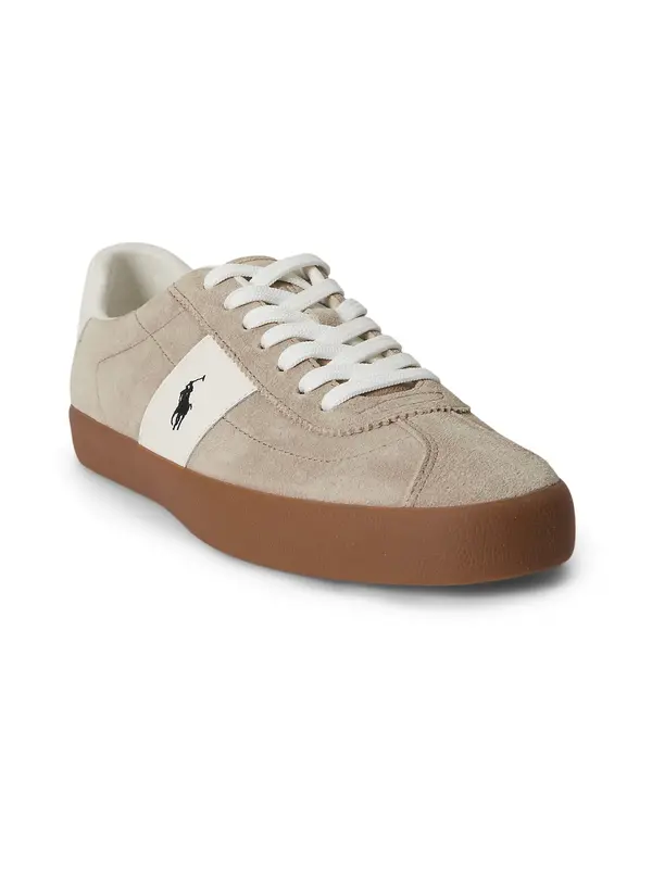Polo Ralph Lauren Polo Ralph Lauren Niske tenisice 'COURT'  bež / vuneno bijela