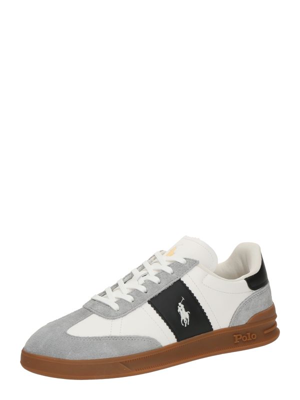 Polo Ralph Lauren Polo Ralph Lauren Niske tenisice 'HRT AERA'  svijetlosiva / crna / bijela
