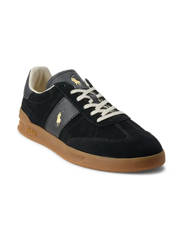 Polo Ralph Lauren Polo Ralph Lauren Niske tenisice 'HRT AERA'  zlatna / crna