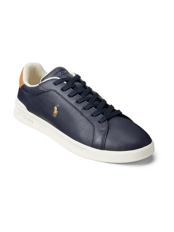 Polo Ralph Lauren Polo Ralph Lauren Niske tenisice 'HRT CRT II'  morsko plava / konjak