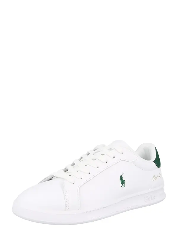 Polo Ralph Lauren Polo Ralph Lauren Niske tenisice 'HRT CRT II'  zlatna / tamno zelena / bijela