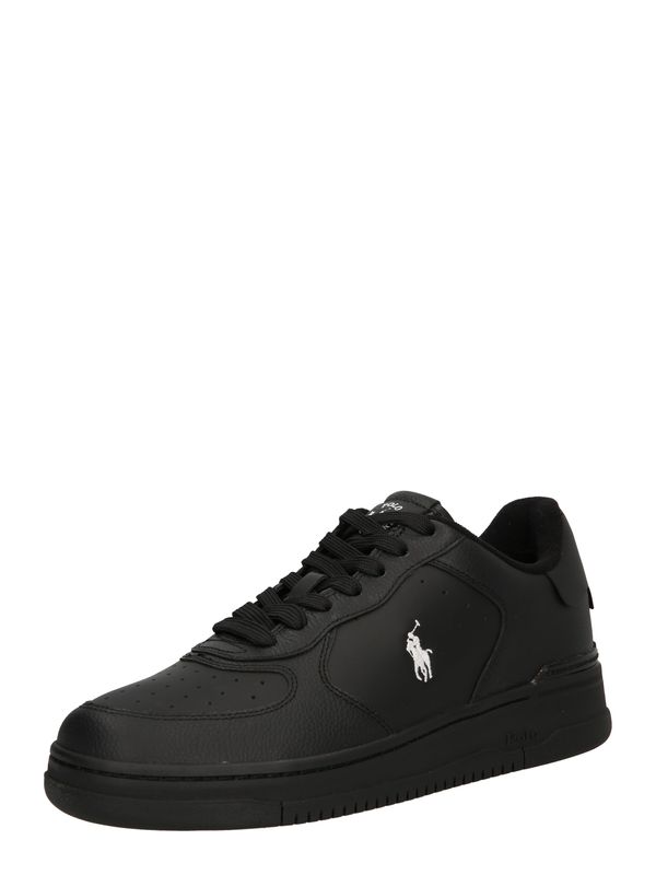 Ralph Lauren Polo Ralph Lauren Niske tenisice 'MASTERS'  crna / bijela