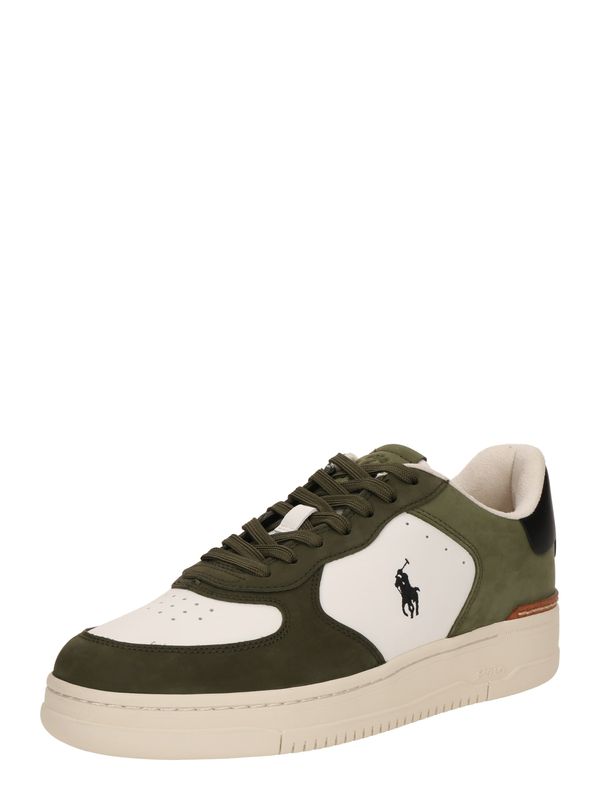 Polo Ralph Lauren Polo Ralph Lauren Niske tenisice 'MASTERS CRT'  maslinasta / crna / bijela