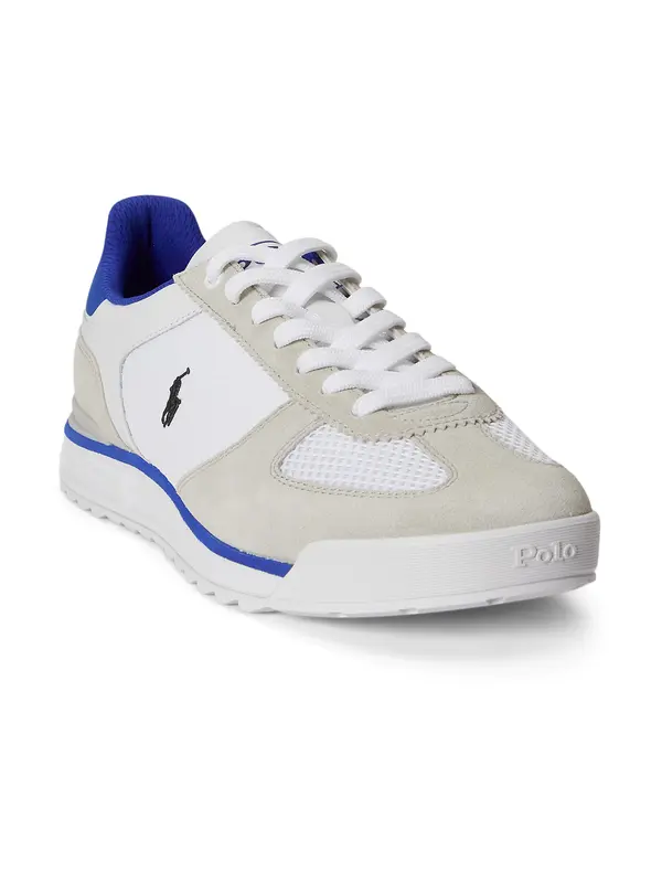 Polo Ralph Lauren Polo Ralph Lauren Niske tenisice 'VARICK'  kraljevsko plava / bež siva / bijela
