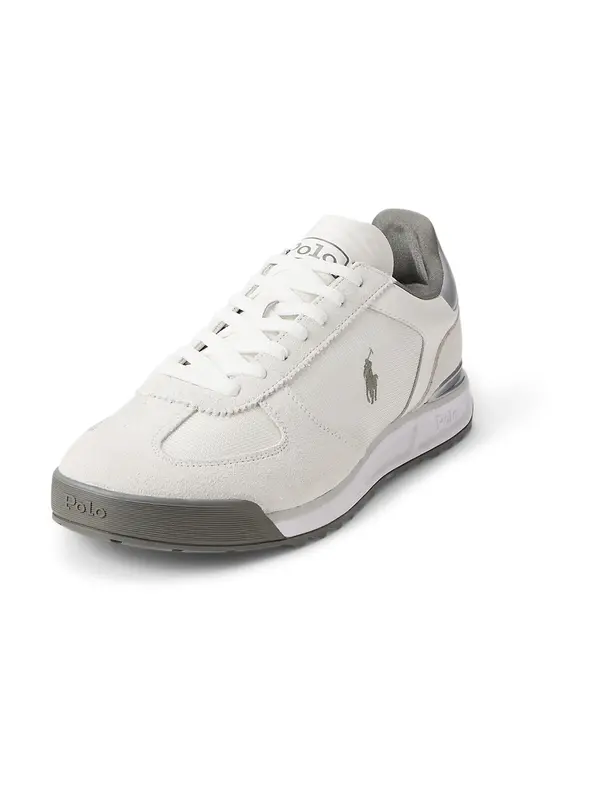 Polo Ralph Lauren Polo Ralph Lauren Niske tenisice 'VARICK'  svijetlosiva / tamo siva / srebro / bijela