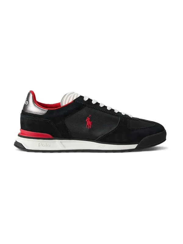 Polo Ralph Lauren Polo Ralph Lauren Niske tenisice  vatreno crvena / crna / srebro