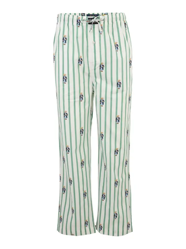 Polo Ralph Lauren Polo Ralph Lauren Pidžama hlače  morsko plava / opal / zelena / pastelno zelena