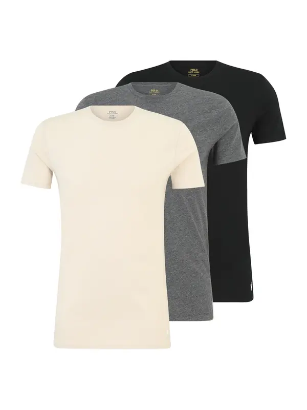 Polo Ralph Lauren Polo Ralph Lauren Potkošulja  siva melange / pastelno zelena / crna