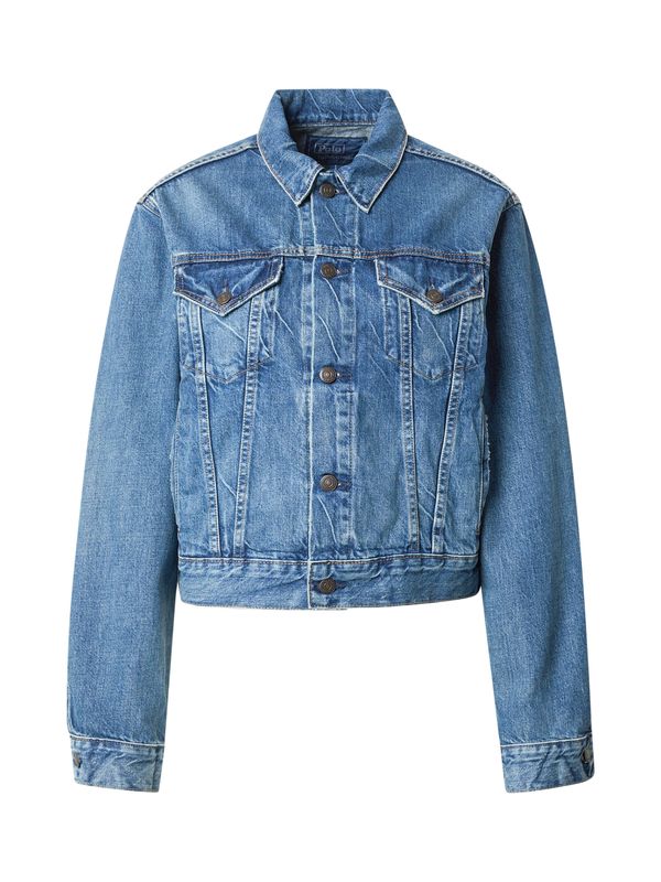 Polo Ralph Lauren Polo Ralph Lauren Prijelazna jakna 'CLASSIC'  plavi traper