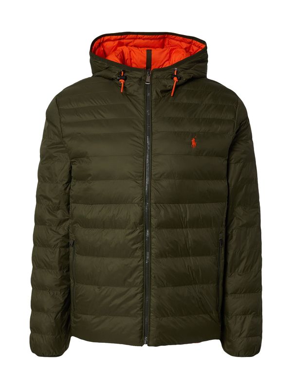 Polo Ralph Lauren Polo Ralph Lauren Prijelazna jakna 'TERRA'  maslinasta / neonsko zelena