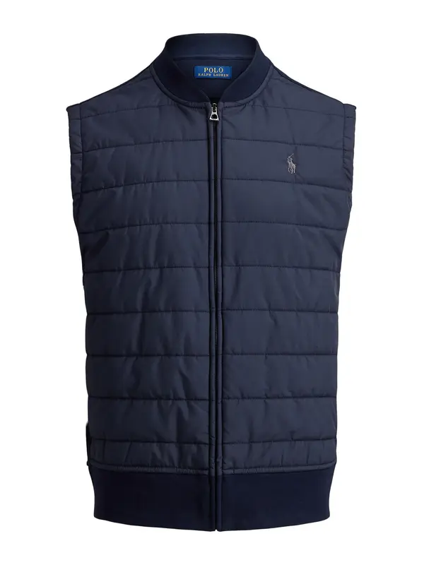 Polo Ralph Lauren Polo Ralph Lauren Prsluk '32/1 DBL KNIT JACQ-KNT-SHIRT'  morsko plava