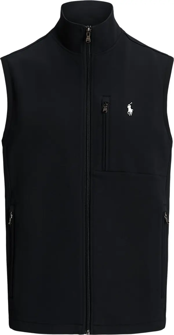 Polo Ralph Lauren Polo Ralph Lauren Prsluk  crna / bijela
