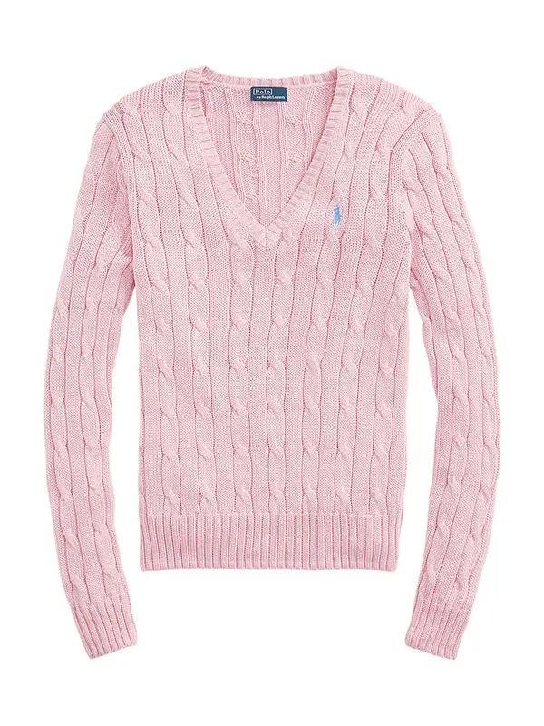 Polo Ralph Lauren Polo Ralph Lauren Pulover  azur / prljavo roza