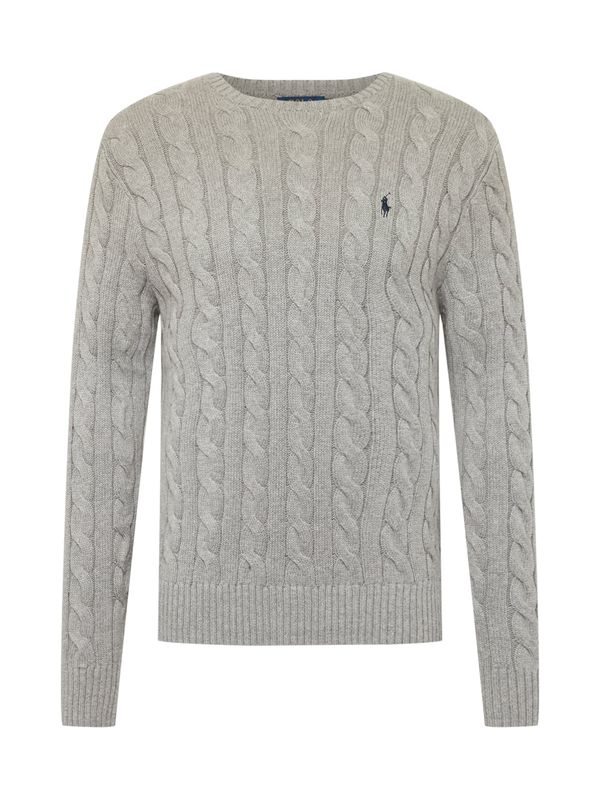 Polo Ralph Lauren Polo Ralph Lauren Pulover 'Driver'  nebesko plava / siva melange