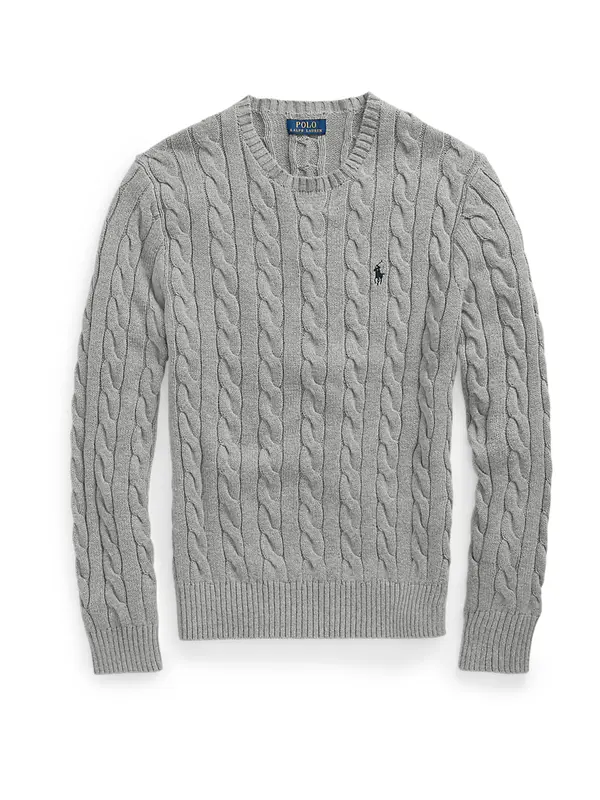 Polo Ralph Lauren Polo Ralph Lauren Pulover 'Driver'  nebesko plava / siva melange