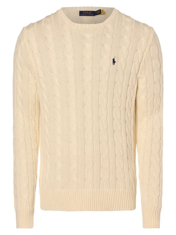 Polo Ralph Lauren Polo Ralph Lauren Pulover  ecru/prljavo bijela
