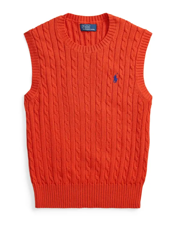 Polo Ralph Lauren Polo Ralph Lauren Pulover  mornarsko plava / narančasto crvena