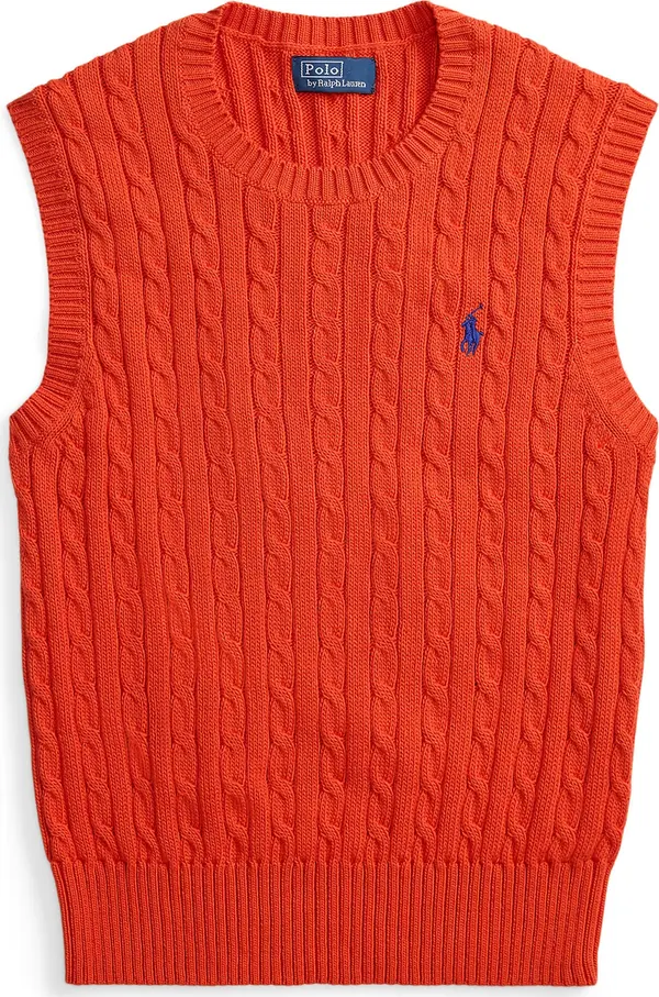 Polo Ralph Lauren Polo Ralph Lauren Pulover  mornarsko plava / narančasto crvena