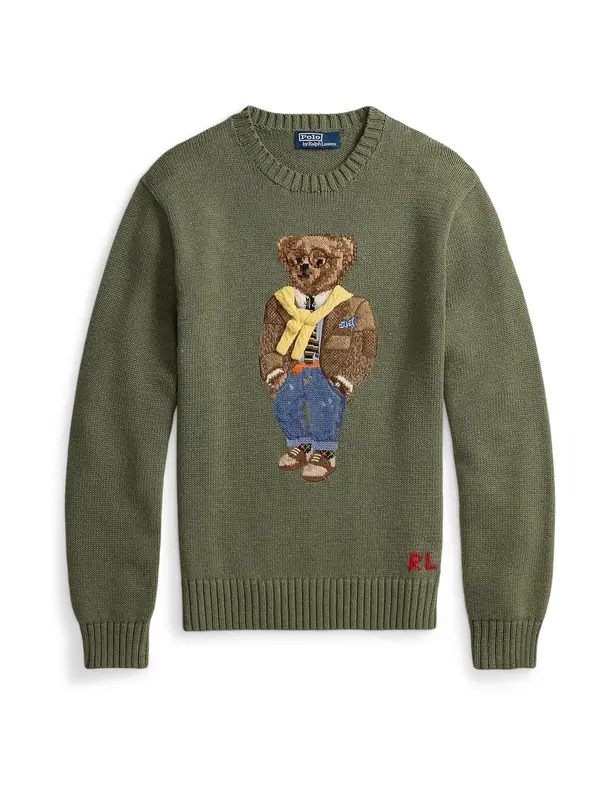 Polo Ralph Lauren Polo Ralph Lauren Pulover  plava / smeđa / žuta / maslinasta