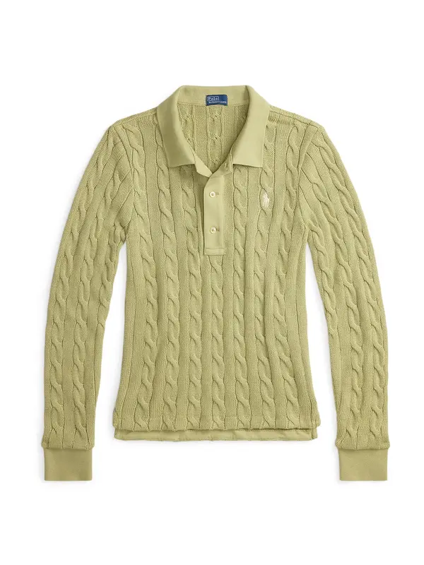 Polo Ralph Lauren Polo Ralph Lauren Pulover  svijetlobež / kivi zelena