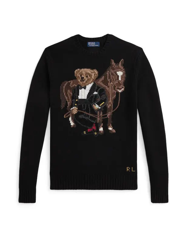 Polo Ralph Lauren Polo Ralph Lauren Pulover  svijetlobež / moka smeđa / crna / bijela