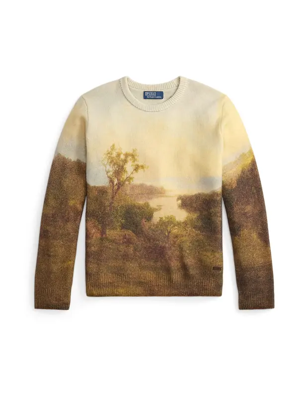Polo Ralph Lauren Polo Ralph Lauren Pulover  svijetlobež / smeđa / svijetložuta / maslinasta
