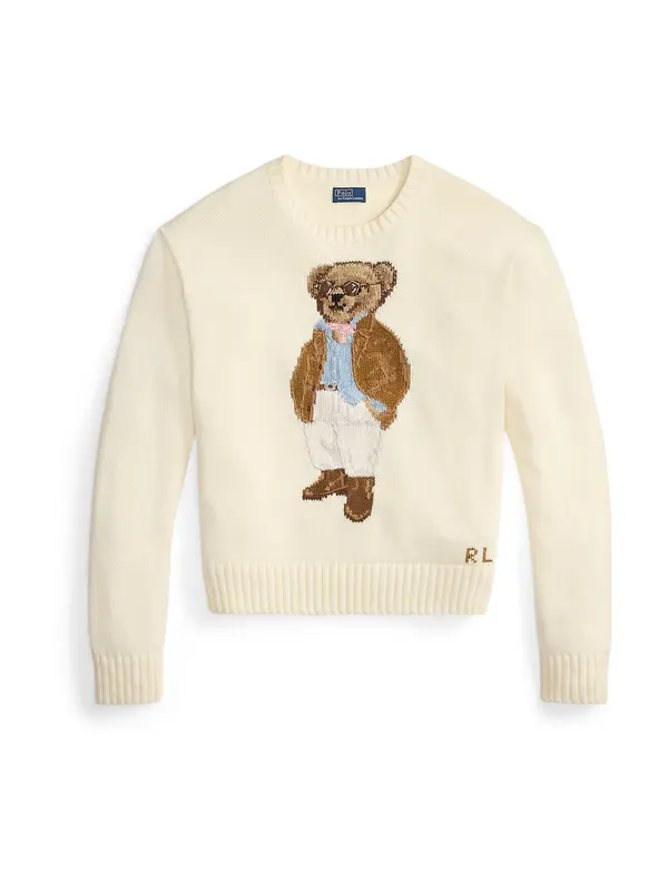 Polo Ralph Lauren Polo Ralph Lauren Pulover  svijetloplava / smeđa / čokolada / bijela