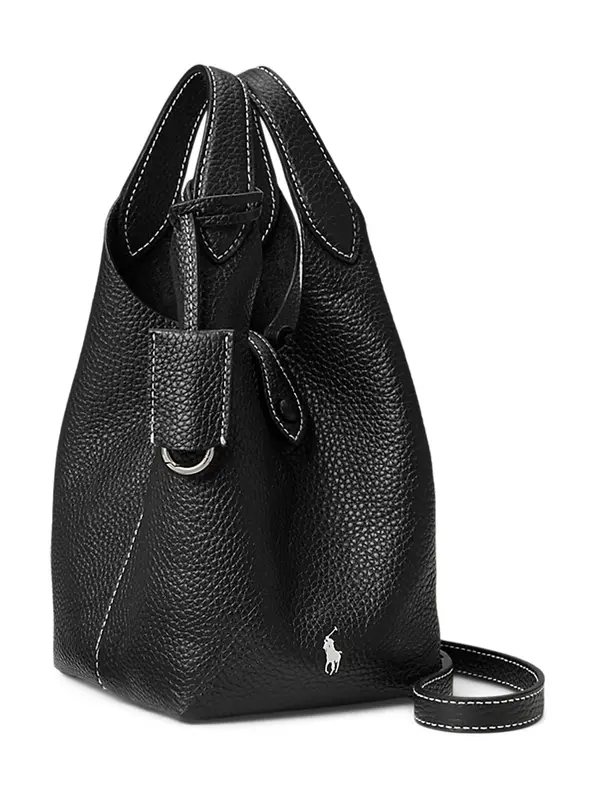 Polo Ralph Lauren Polo Ralph Lauren Ručna torbica  crna / bijela