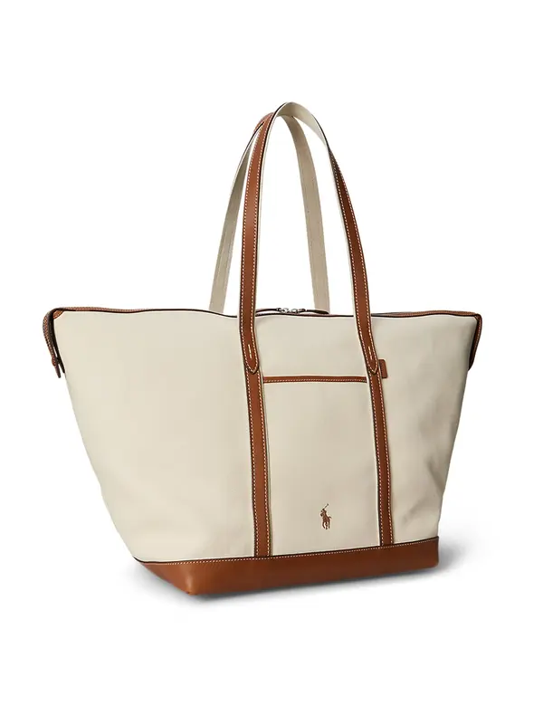 Polo Ralph Lauren Polo Ralph Lauren Shopper torba  ecru/prljavo bijela / smeđa