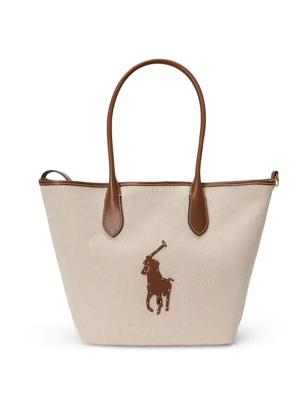 Polo Ralph Lauren Polo Ralph Lauren Shopper torba 'HERITAGE'  bež / smeđa