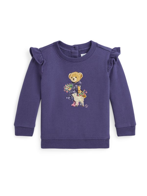 Polo Ralph Lauren Polo Ralph Lauren Sweater majica  boja pijeska / svijetlosmeđa / svijetlozelena / tamno ljubičasta