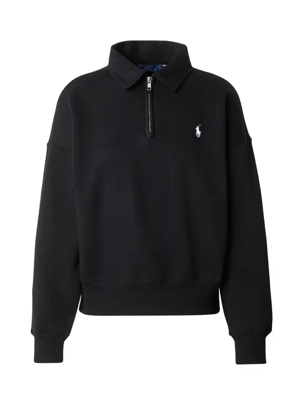 Polo Ralph Lauren Polo Ralph Lauren Sweater majica  crna / bijela